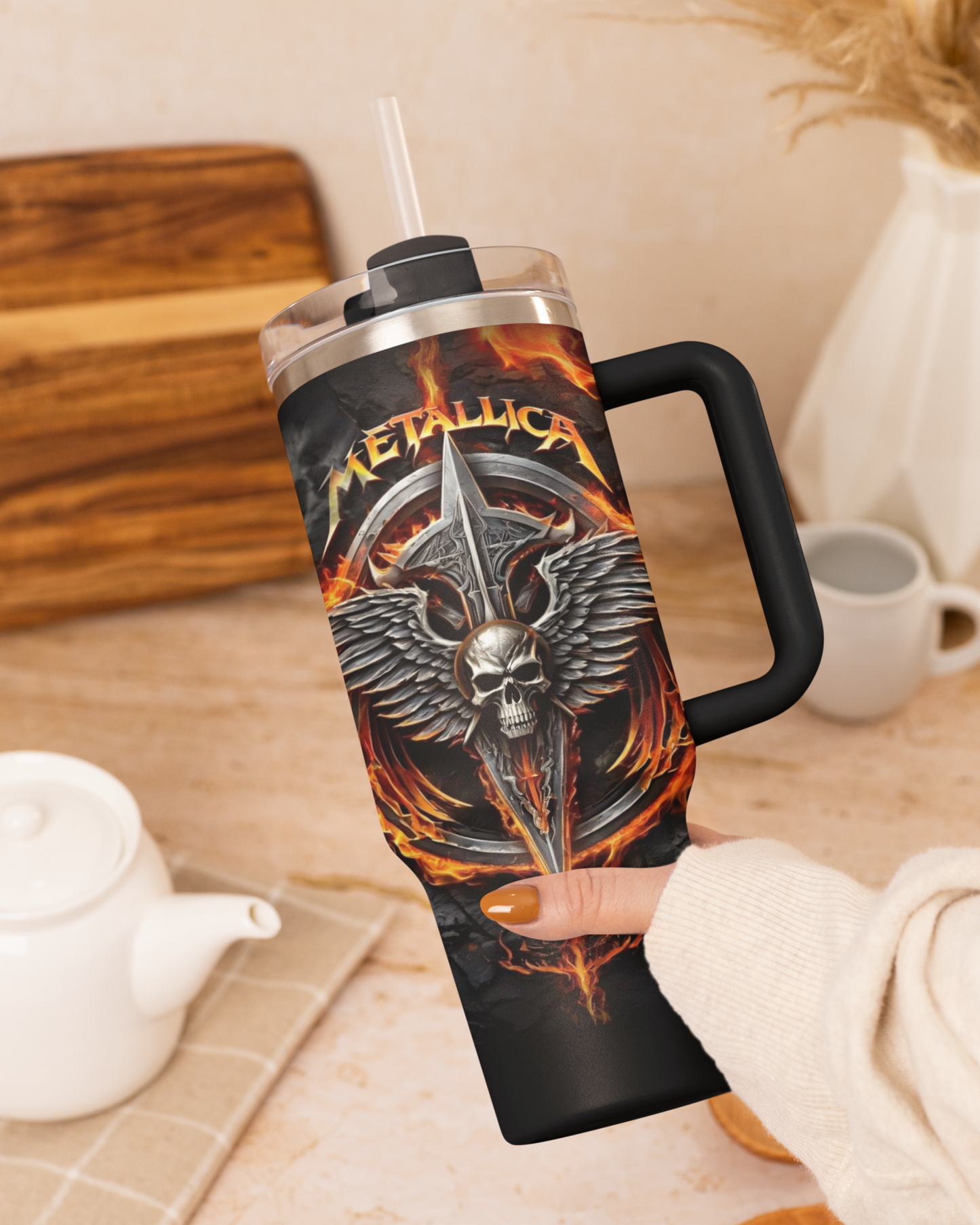 30oz Metallica Tumbler